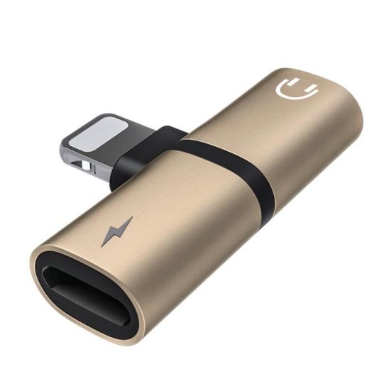 Мини Портативный 8-контактный Адаптер для Разъема для Наушников Конвертер Зарядки и Аудио для iPhone