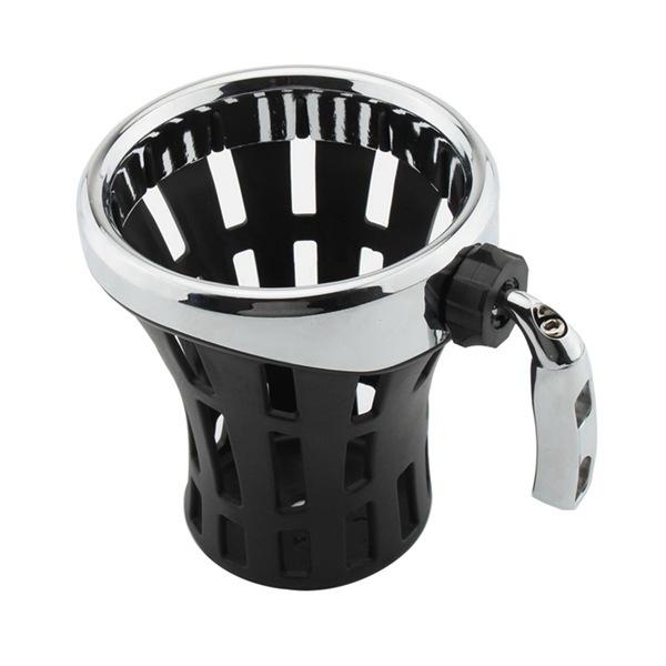 Large Universal Cup Holder for Harley & Honda Motorcycles – Water Bottle & Beverage Mount
