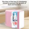 Mini refrigerador de maquillaje de 5L con espejo, nevera portátil para cosméticos y cuidado de piel