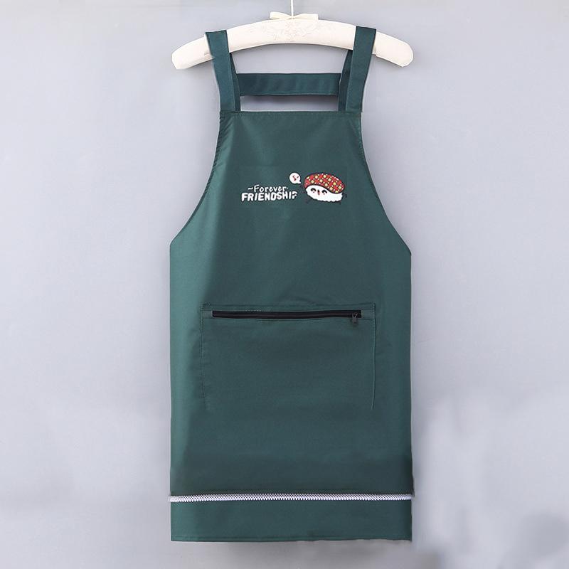 Household Kitchen Apron Household Abrasion Resistant Waterproof Antifouling Barista Apron Restaurant Uniform Coffee House