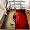 AC Milan Themed Designed floor mat, suitable as a non-slip mat for the living room or bedroom sofa
