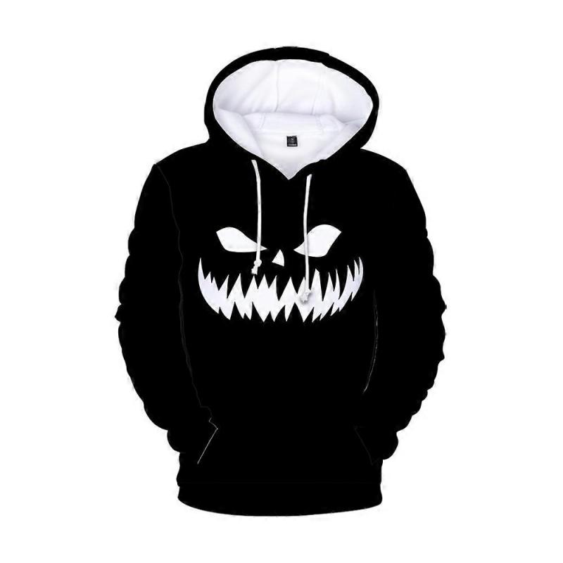 Halloween Bloodskull Reaper Hoodie 2023 Autumn/Winter Sweatshirt Kids Adult Pullover