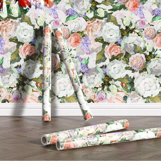 Креативный дизайн Осенний лист Наклейка на стену шкафа Спальня Гостиная Декор стен Бумажный шкаф Мебель Обои Домашний декор