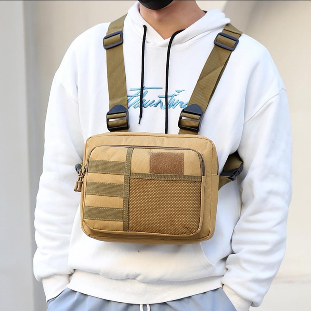 Chest Rig Packs Streetwear Punck Chest Bag Fashion Portable Oxford Multifunctional Multi-pockets Waterproof for Running Travel