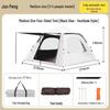 Thickened Silver-Coated Sunscreen Camping Tent with Canopy