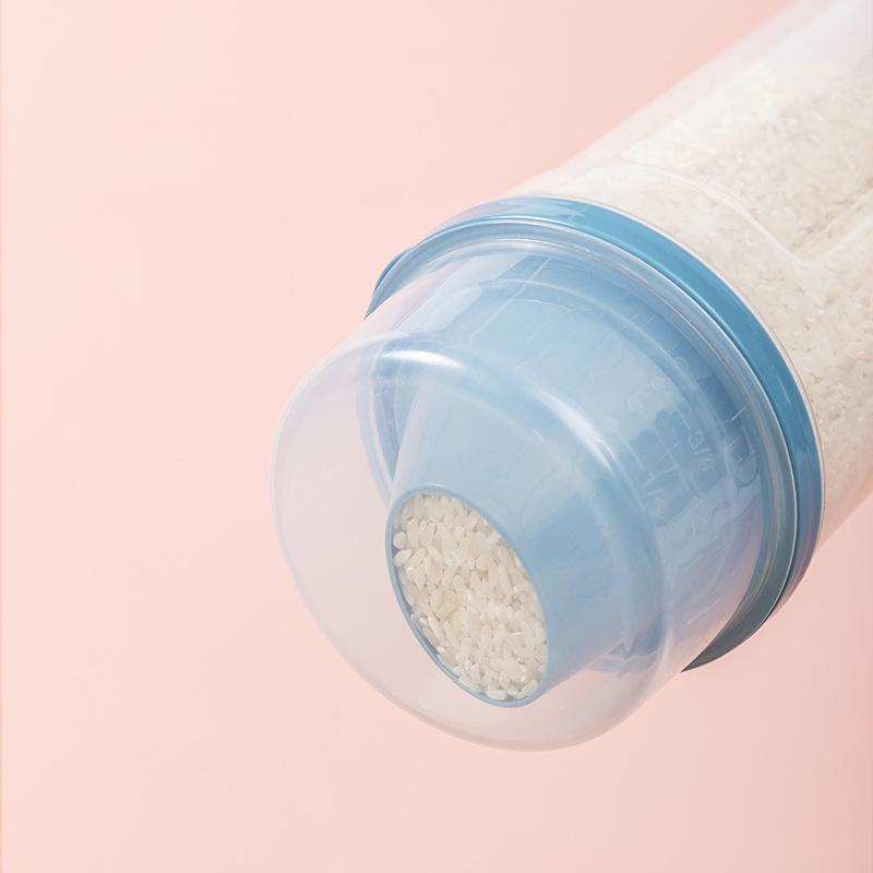 Прозрачные пластиковые кухонные банки для хранения - Герметичные для сохранения свежести сухого молока и зерновых