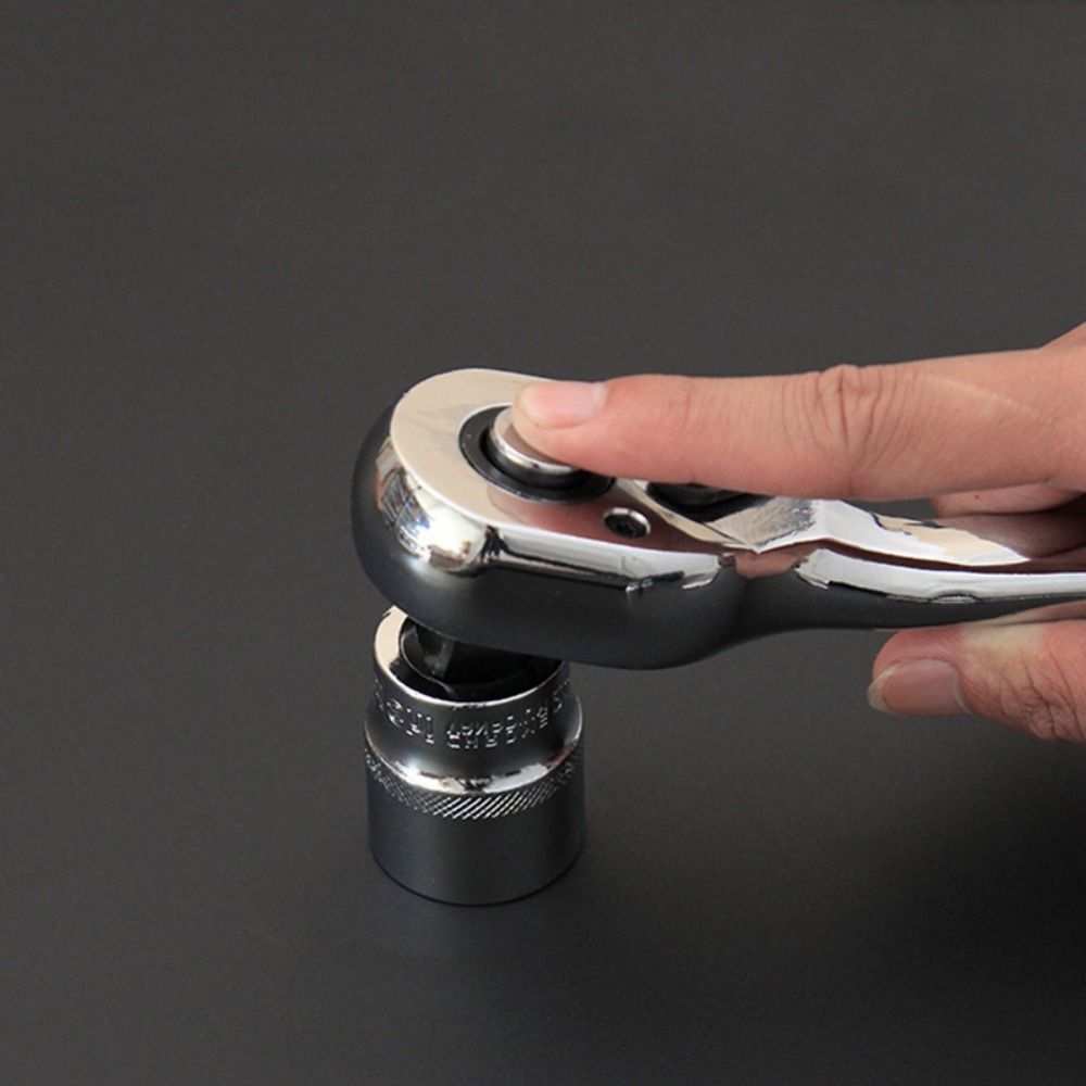 Инструмент для ремонта автомобиля Трещоточный ключ 24-зубчатый торцевой ключ с трещоткой Быстросъемная рукоятка с трещоткой