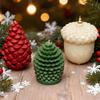 Pine Cone Silicone Candle Molds Reusable Christmas Candle Making Molds Wax Resin Casting Molds Craft Supplies DIY Baking Decor