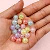 Товары для вечеринок, круглые бусины, 20 шт., сделай сам, для цепочки мобильного телефона, материалы ручной работы, модные ювелирные изделия, аксессуары, акрил, браслет 9,8 мм