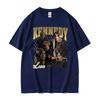 Limited Leon Kennedy Vintage Graphic T Shirt Dent Evil 4 Harajuku Movie Tee Shirt Unisex Women Fashion Oversized Tshirt Streetwear