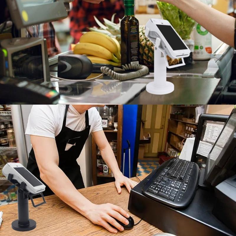 Стойка-кронштейн для дисплея POS-терминала, регулируемая стойка для терминала оплаты картами, с скрытым каналом для кабелей