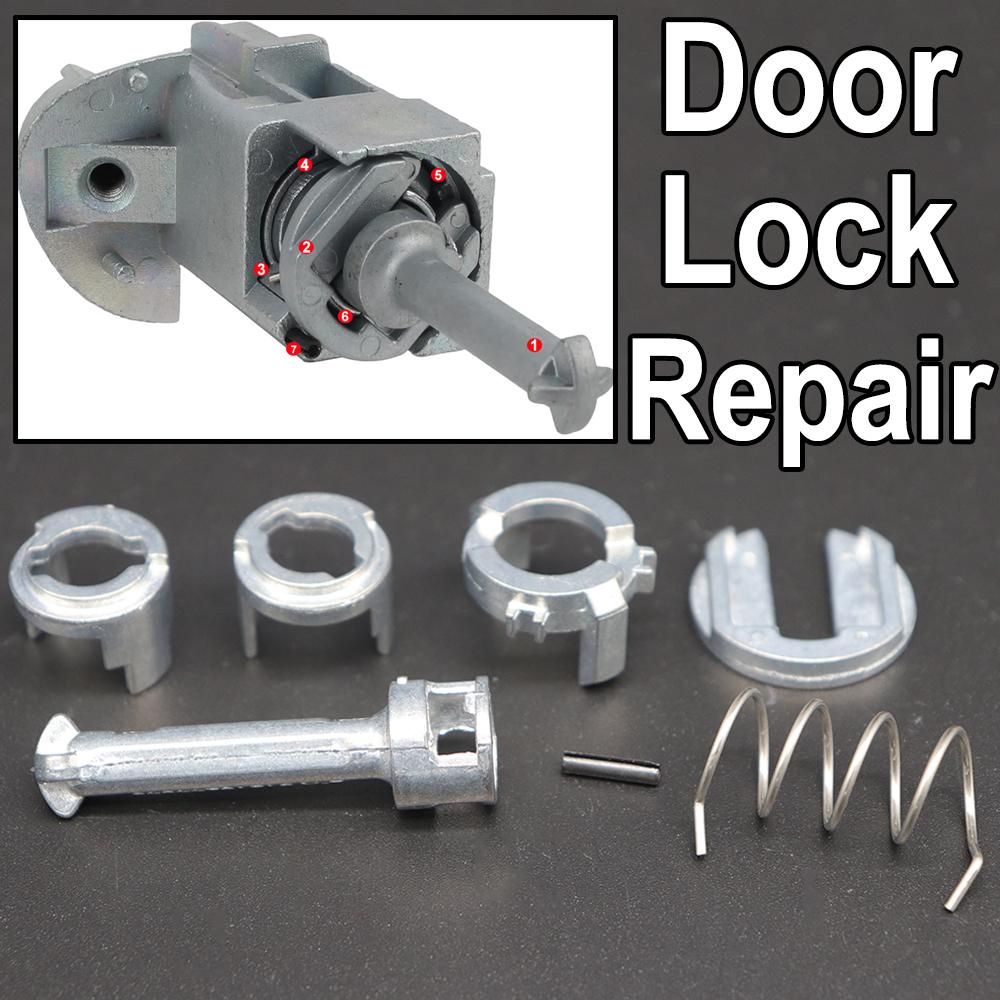 Front Door Handle Lock Cylinder Barrel Paddle Repair Tool 45MM Kit For BMW E46 1998 2002 2006 316 318 320 323 325 328 330 M3