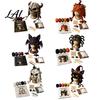 Craft Supplies for Kids Halloween Animal Hood Crochet Kit Skull Spider Bat Hat DIY Spooky Pumpkin Earflap Kit Adults Teens Autumn Winter Project
