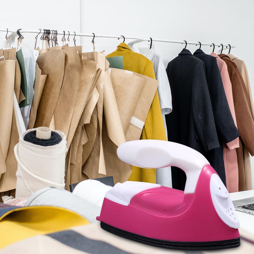 Мини-ручной утюг для одежды с антипригарным покрытием, портативный электронный утюг для рукоделия и рукоделия с американской вилкой