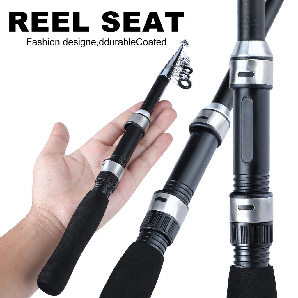 SOUGAYILANG Telescopic Carbon Fiber Fishing Rods Carp Boat Spinning Fishing Rod Poles Fishing Tackle Fishing Supplies