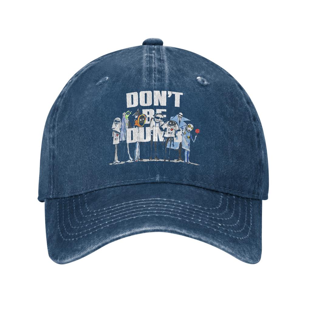Don't Be Dumb Washed Baseball Cap AS-AP Rocky Album y2k Cool Sun Trucker Hat Summer Unisex Adult Tennis Skate Snapback Cap