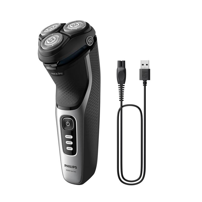 Philips Бритва S3216/12 Электробритва Динамический мотор автоматически регулирует мощность, чтобы уменьшить выдергивание волос для более комфортного бритья