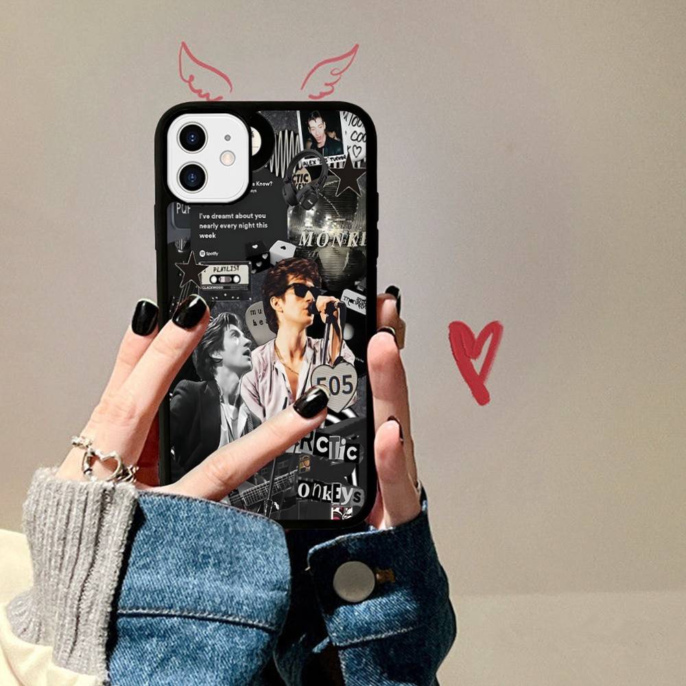 Рок-группа A-Arctic M-Monkeys Для IPhone 17 16 15 14 13 12 11 Pro Max Plus Mini PC+TPU Задняя крышка для телефона