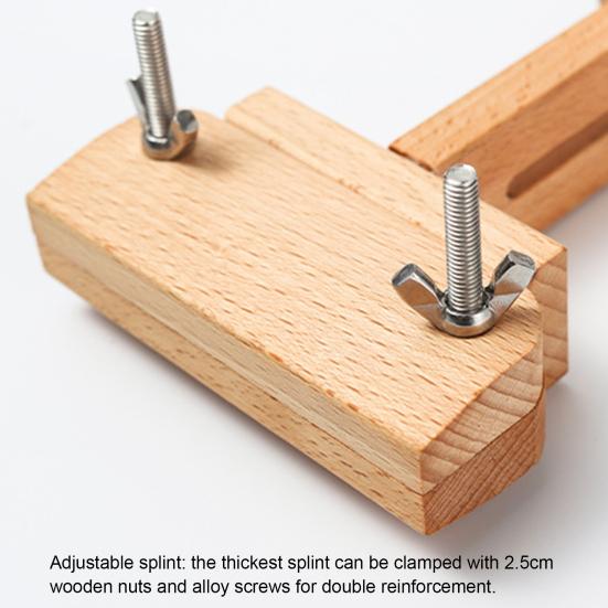 1 Набор Регулируемые Пяльцы для Вышивания Портативная Деревянная Вращающаяся Подставка для Вышивания Крестом Шитье