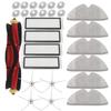 Съемная основная щетка Hepa-фильтр, ткань для швабры, боковая щетка для пылесоса Xiaomi 1st Roborock s50 s51 s55 E35 T60 T61 roborock, 2 части