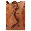 MCM Ella Silver Tone Metal Hardware Boston Bag Shoulder Crossbody Women Handbags Cognac MWBFAEA03CO001