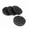 4 Pcs Car Round Rubber Arm Pads Auto Jacking Lift Pads Weightlifter Accessories