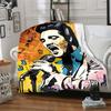 Elvis Flannel Blanket Soft All-Season Throw, Design for Camping, Car Travel, Hiking Sofa, Bed, Office Perfect Gift for Parties