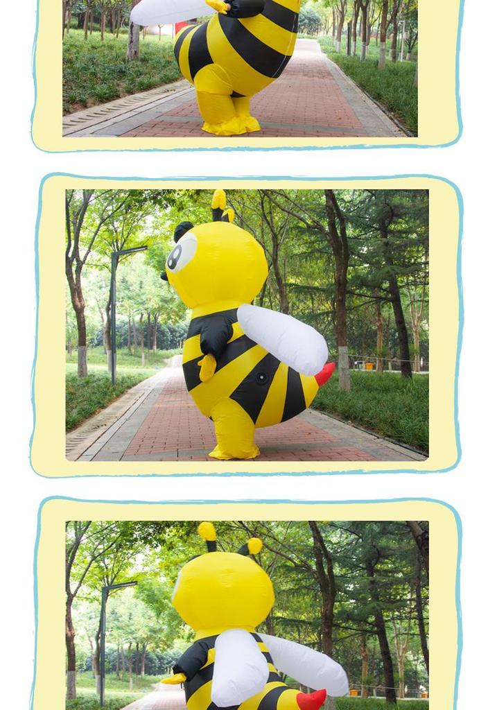 Inflatable Adult Mascot Costume for Creative Dance and Pranks