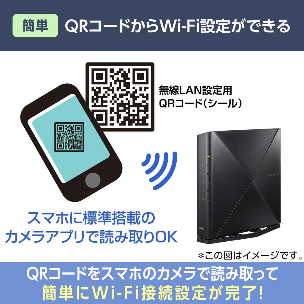 NEC Aterm Wireless LAN 6E Router 11ax Total 6 Streams 15 Pro 14 13 Switch Manufacturer Operation Wi-Fi AM-AX5400T6 Tri-band (iPhone / / /Nintendo