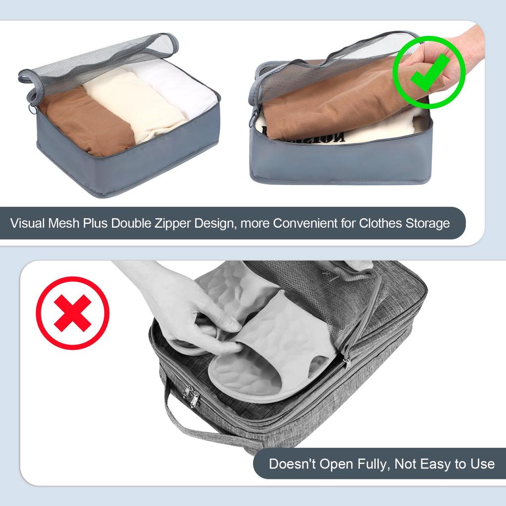 Toplive Дорожный чехол Дорожный Удобный Дорожный Большой Бизнес Удобный Заграничный Удобный Комфортный Предмет Дорожные товары Набор из 7 предметов, Чехол, Путешествие,