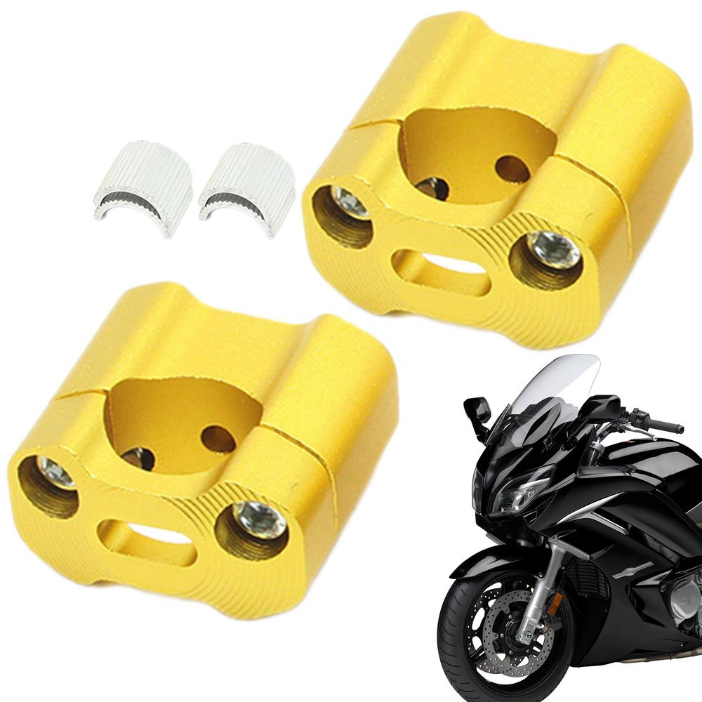 Мотоциклетные подъемы руля алюминиевый сплав 2 шт. адаптер зажима руля мотоцикла 22 мм подъемы руля зажим крепления руля