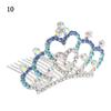 Birthday Present Crystal Party Children's Headwear Rabbit Crown Comb Hairpin