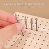 2Pcs Save Space Wooden Polishing Head Storage Board Nail Tools Storage Stand  Pedicure File Cutter