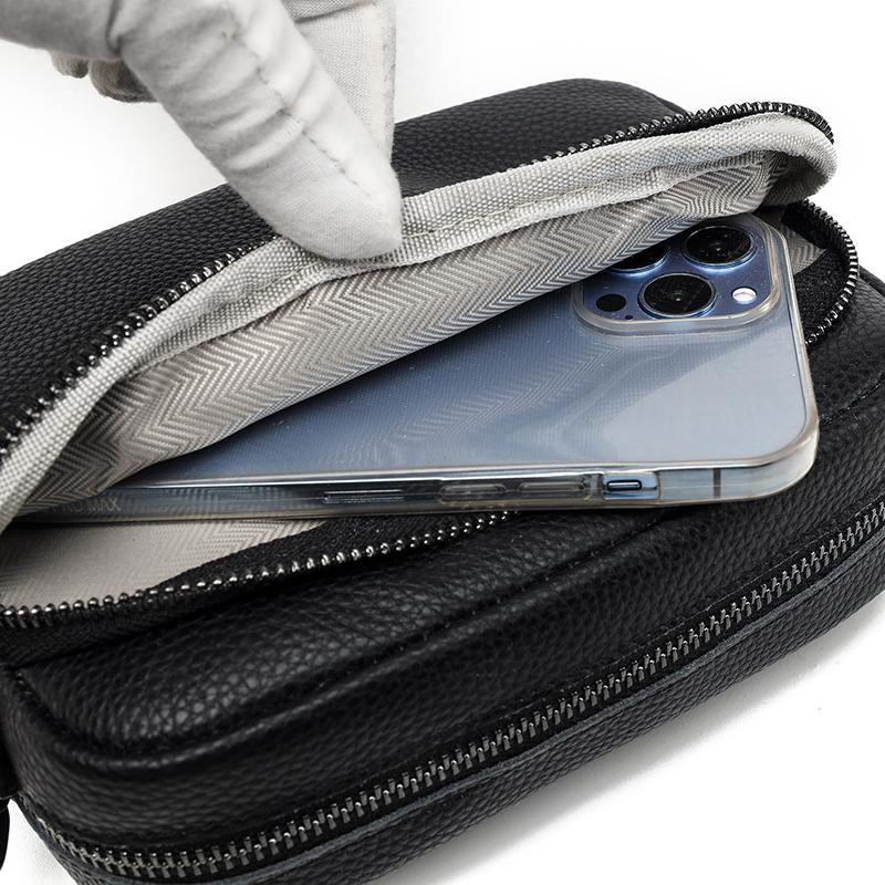 Женская сумка через плечо из натуральной кожи, сумка через плечо для сотовых телефонов, сумка-мессенджер