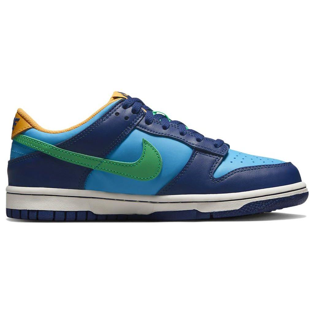Nike Детские кроссовки Dunk Low GS All-Star 2023 Синие Baltic-Blue Electric-Algae DV1693-401