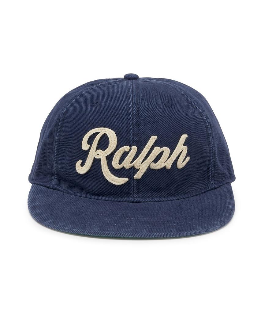 Кепка-бейсболка из твила с аппликацией POLO RALPH LAUREN - Темно-синий