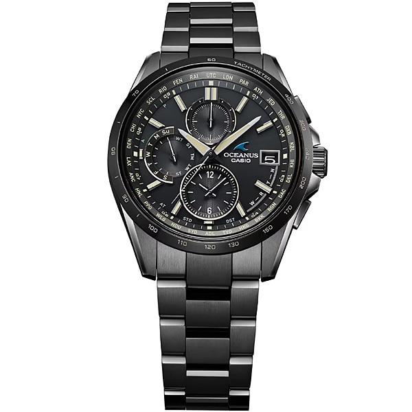 Casio Мужские часы OCEANUS OCW-T2600JB-1AJF [OCEANUS Classic Line All BlackDLC] Круглые часы Черный титан