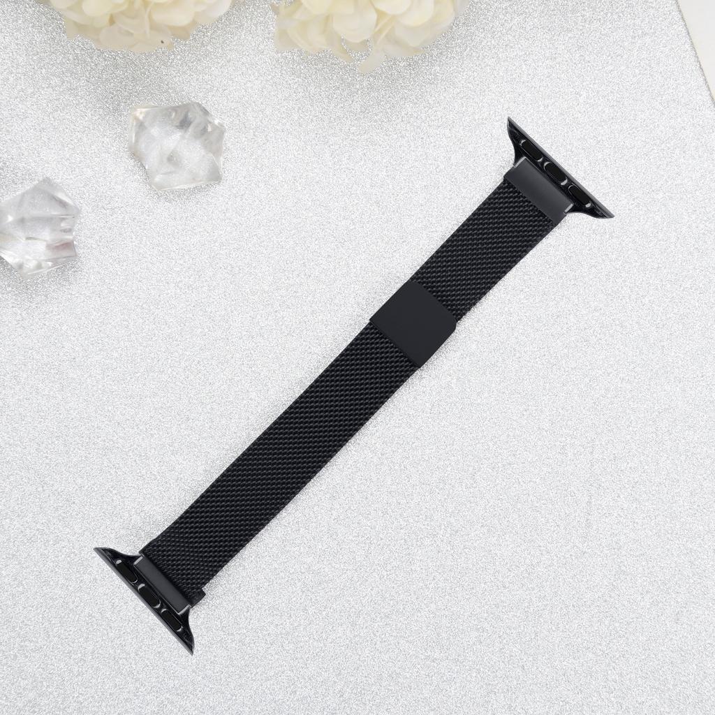 Watch Band for Apple Watch Series 11 10 42mm / 9 8 7 41mm / SE3 SE2 SE 6 5 4 40mm / 3 2 1 38mm Stainless Steel Milanese Magnetic Strap