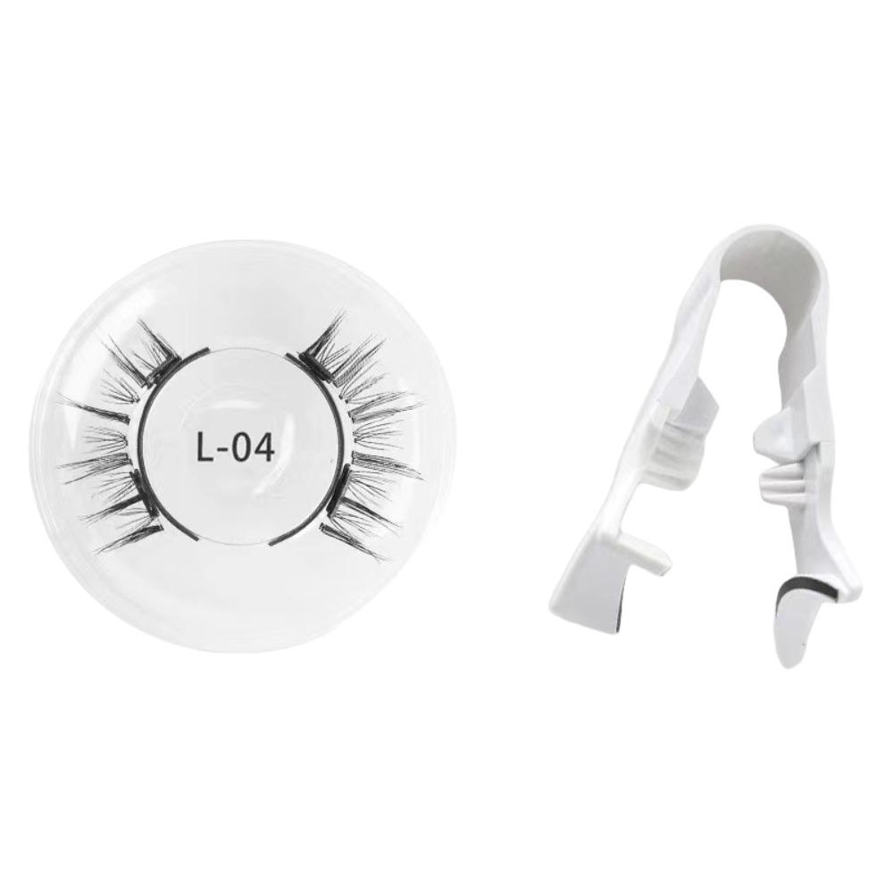 Glue Free Magnetic Eyelashes with Clip DIY False Eyelash Clusters Lady Makeup Tools