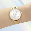 Authorized Retailer: OLIVIA BURTON Women's Watch OB16PP06 Pearly Queen Gold Boucle Mesh