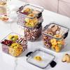 Transparent Lid, Compartment-protected Moisture-proof Sealed Jar Storage Box, Household Nut and Flower Tea Storage Box