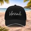 Blessed Cross Baseball Cap Unisex Fashion Hat for Weddings Parties Festivals Bachelor Events Multiple Colors Birthday Gift