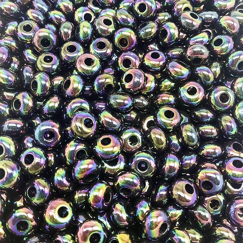 10 шт. 14 мм акриловые цветные счеты с большим отверстием, отдельные бусины, сделай сам, ручная работа, цепочка для мобильного телефона, аксессуары для волос, ожерелье, материал из бисера