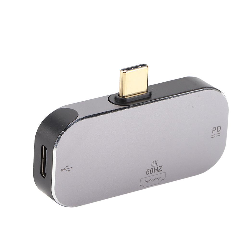 USB-C хаб 3 в 1, Type C Male на HD Multimedia Interface 2 Type C Female, док-станция для Windows, для Android, для OS X