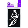 'Ki-Sign' Mermaid Adhesive Stencil 7 X 10 Cm