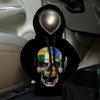 Худи Чехол на рычаг переключения передач Хэллоуин Череп Накладка на ручку переключения передач Защита рычага переключения передач автоматической коробки передач Толстовка Авто Декор интерьера