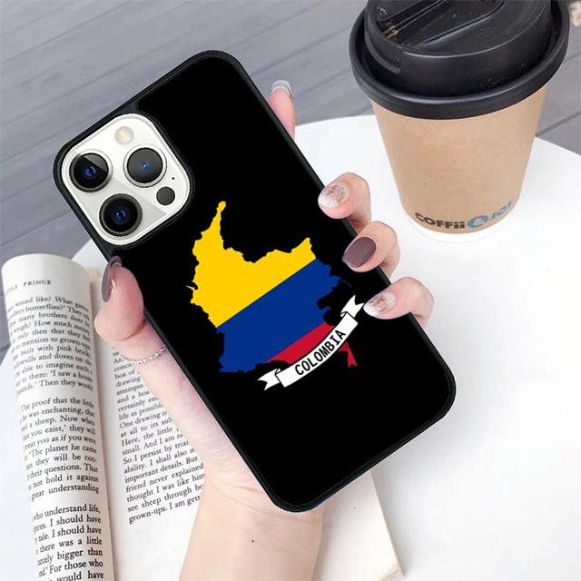 Чехол для телефона с флагом Колумбии Для iPhone 17 Air 16 15 14 Plus Для apple 16 11 12 13 Pro Max coque