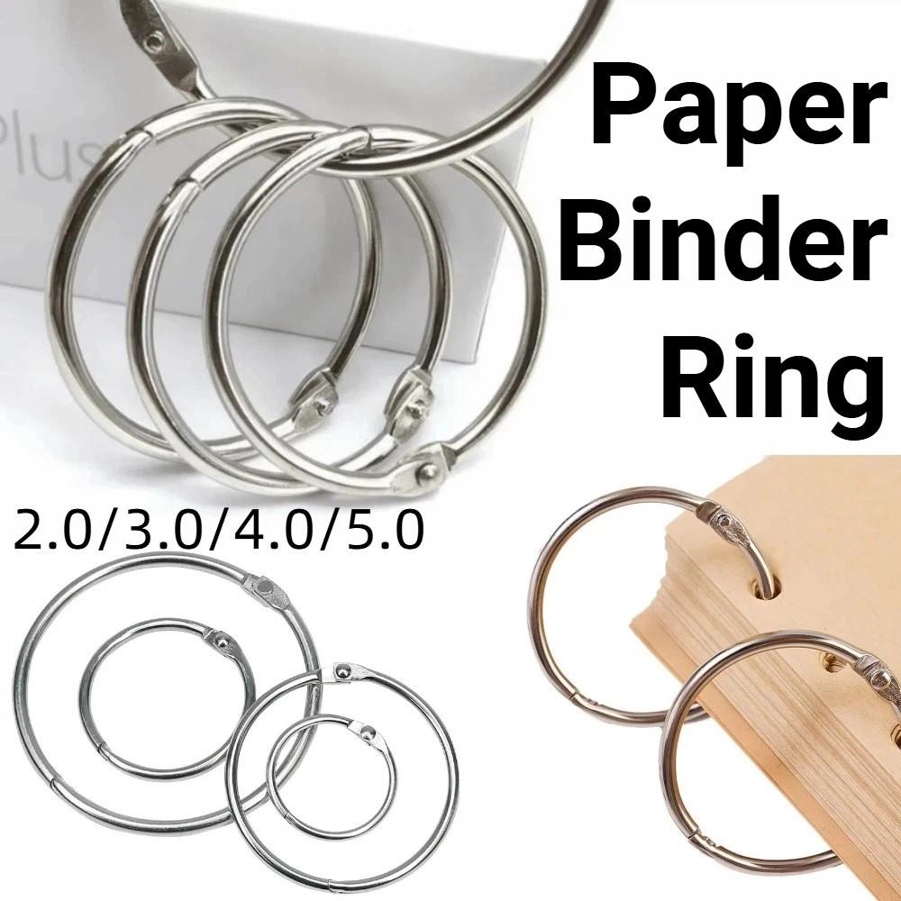 50/100Pcs O Ring Metal Binder Ring Sturdy Paper Binder Ring Loose Leaf Ring  School Office Supplies