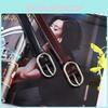 Simple Color Solid Oval Buckle Decoration Women Slim Waist Belt For Use Daily