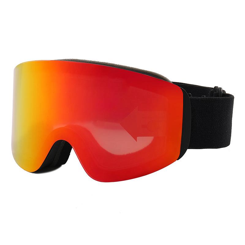 Mountaineering and skiing goggles, outdoor sports glasses, UV protection, double-layer anti-fog, stylish ski goggles for men and women